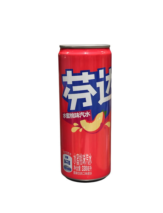 BEVER FANTA 330 ML WHITE PEACH CAN ASIAN