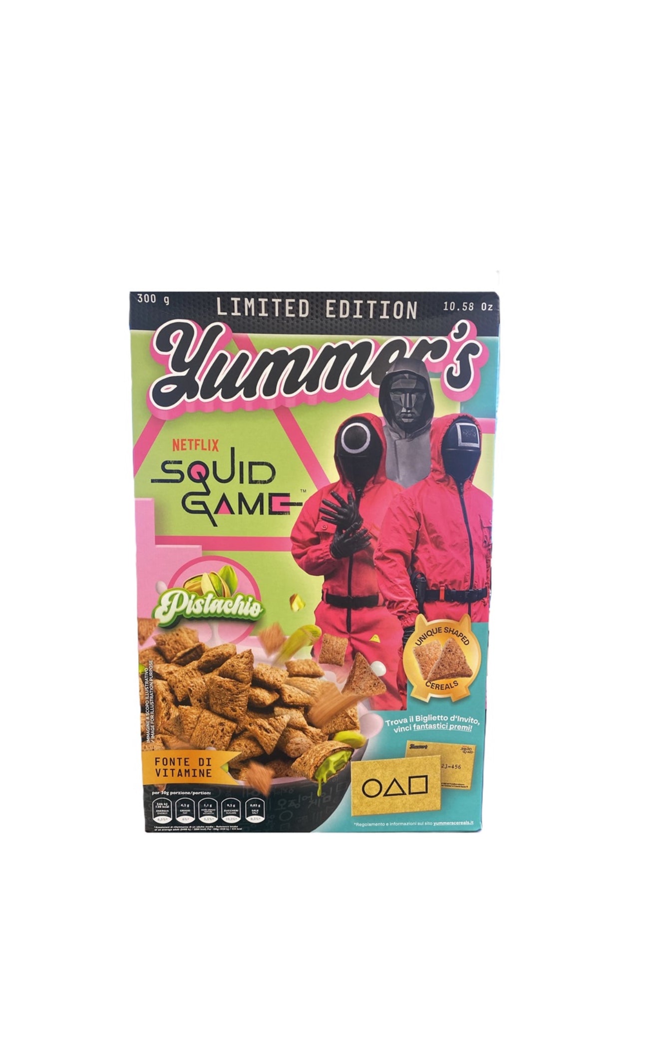 YUMMERS  SQUID GAME PISTACHIO CEREAL 300GR