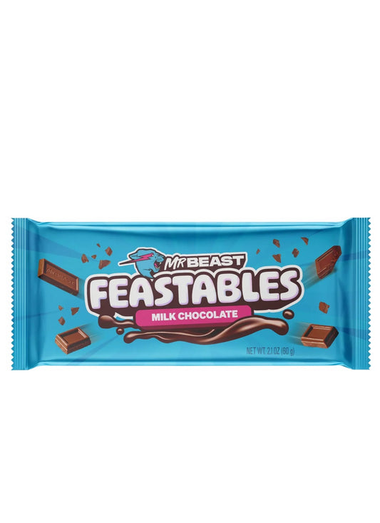 CANDY MR BEAST 60 GR FEASTABLES MILK CHOCOLATE BLUE PACK