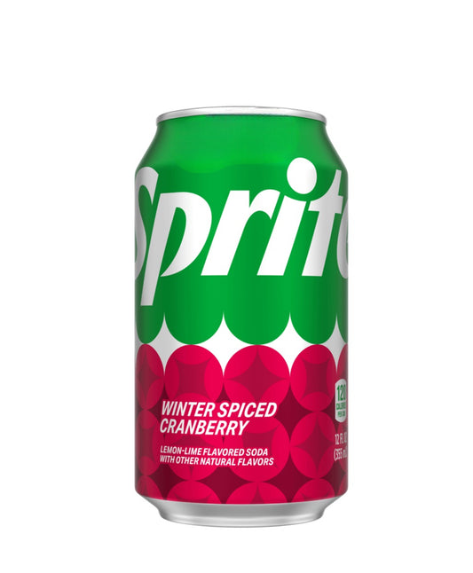 BEVER SPRITE 355 ML WINTER SPICED CRANBERRY