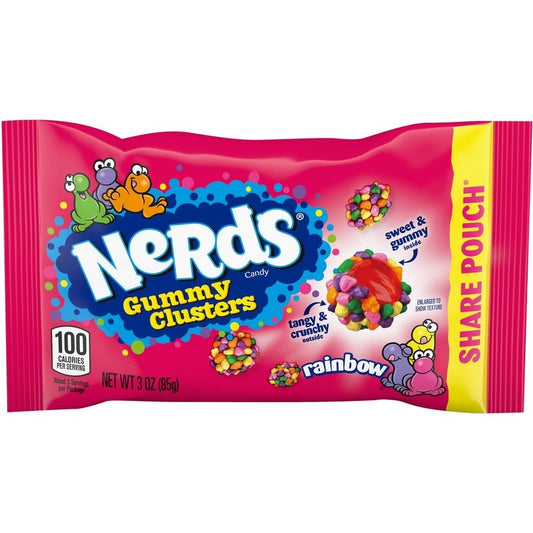 NERDS GUMMY GLUSTERS RAINBOW 85gr