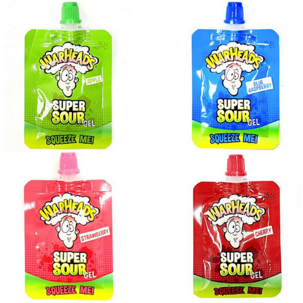 Warheads Super Sour Squeeze Me Gel  20g